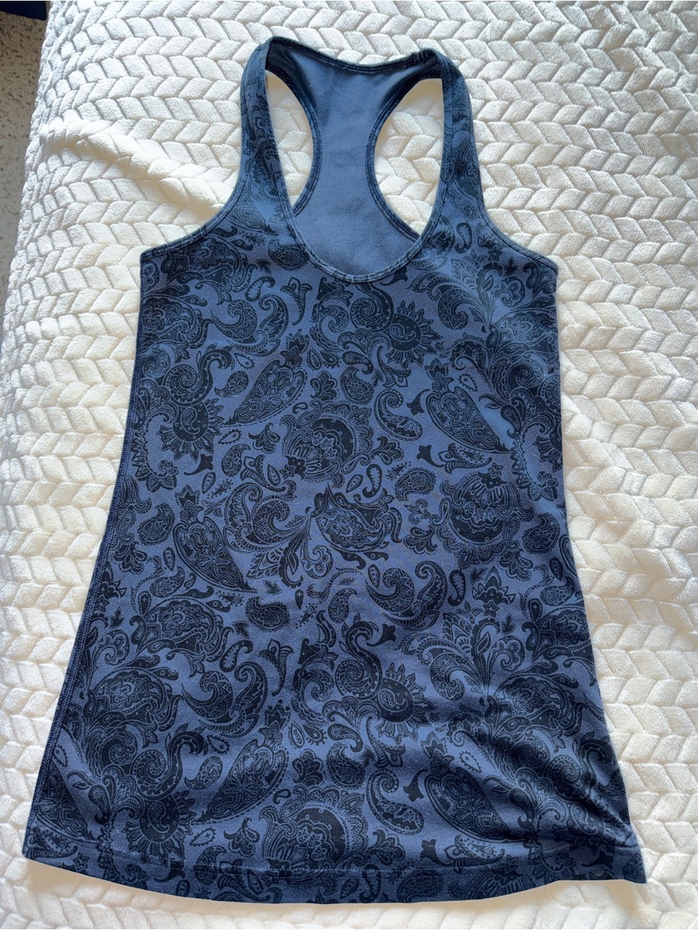 Lululemon Cool Racerback Paisley Inkwell Size 4